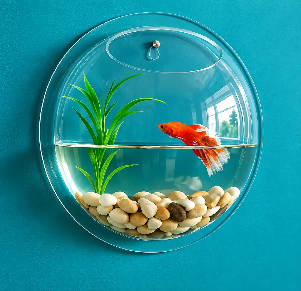 Wall-Mounted Bubble Aquarium.webp
