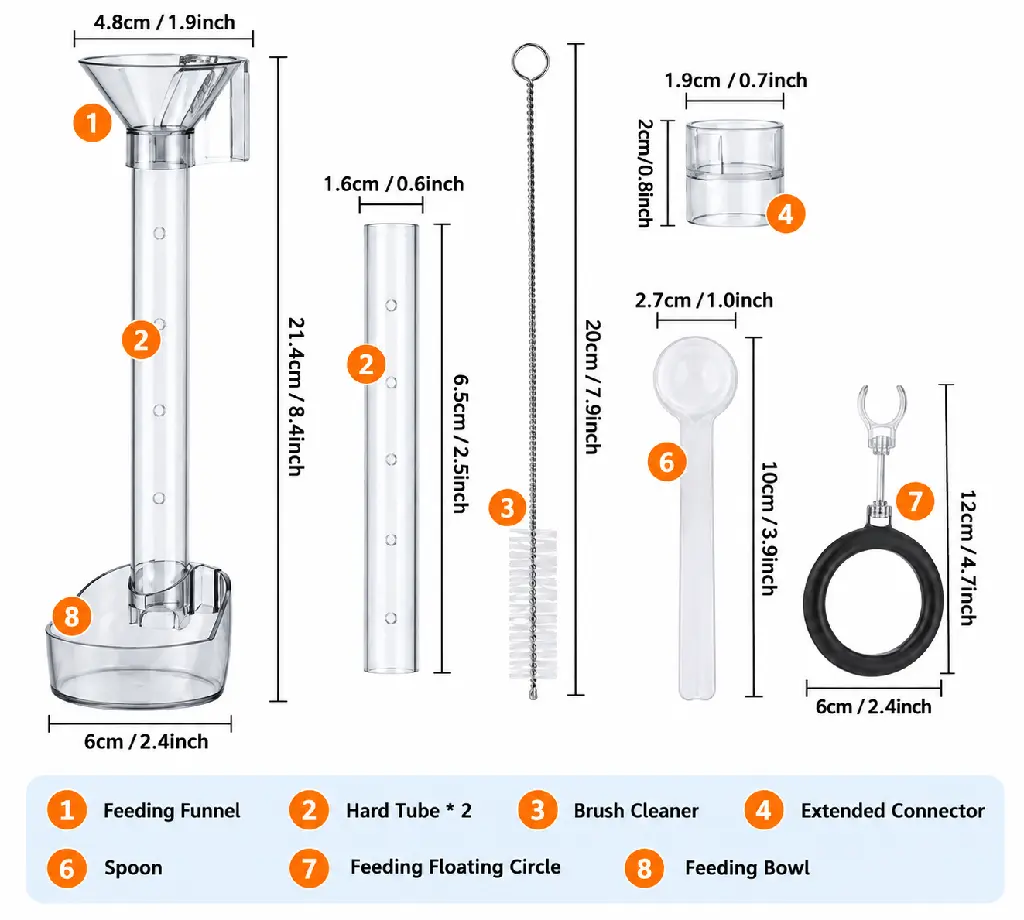 Aquarium Feeder Parts Diagram.webp